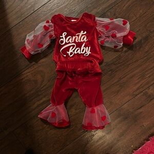 Velvet Christmas two piece